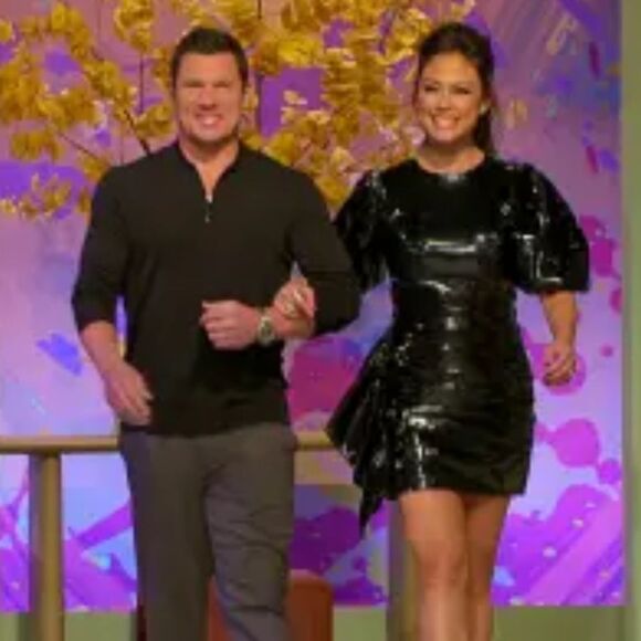 NWT RHODE PIA Mini Dress Patent Black Size 8 - Picture 16 of 16